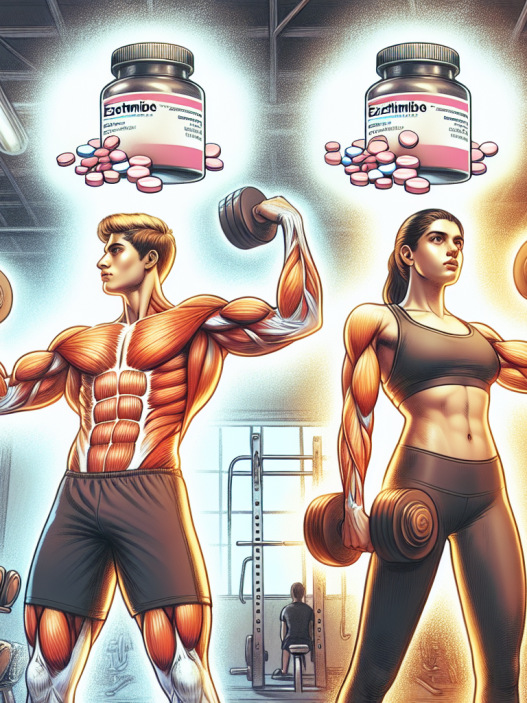 Ezetimibe's impact on muscle growth in athletes