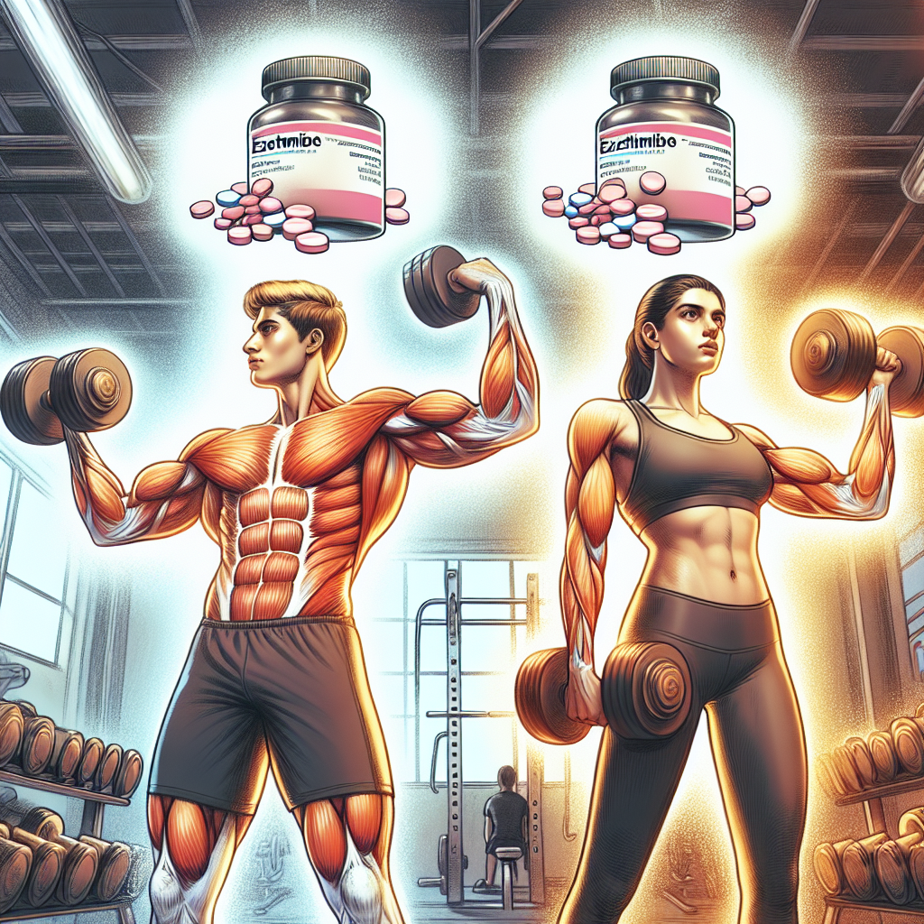 Ezetimibe's impact on muscle growth in athletes