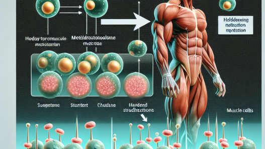 Hardening effect of metildrostanolone on muscles