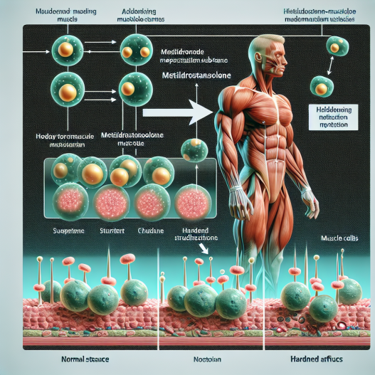Hardening effect of metildrostanolone on muscles