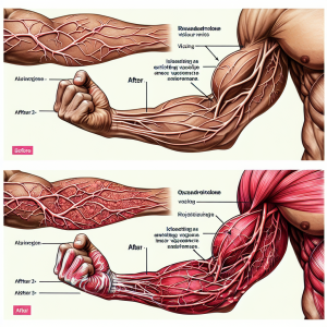 Vascularity enhancement from oxandrolone