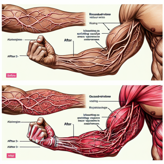 Vascularity enhancement from oxandrolone