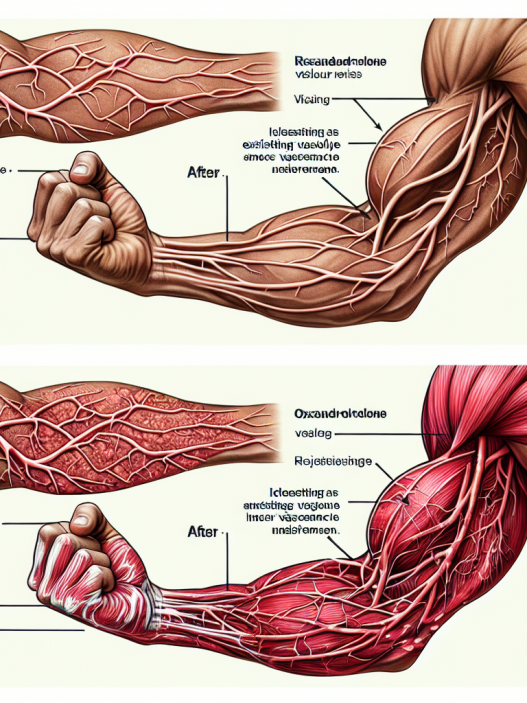 Vascularity enhancement from oxandrolone