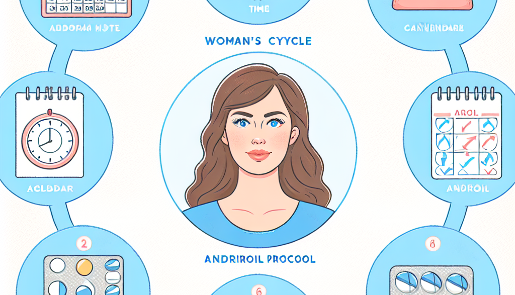 Women's cycle protocol for andriol