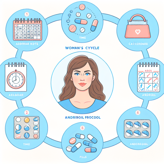 Women's cycle protocol for andriol